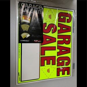 🏠 Garage Sale Kit 3 Signs 11” x14” 200 Labels Large Pricing Cards NWT